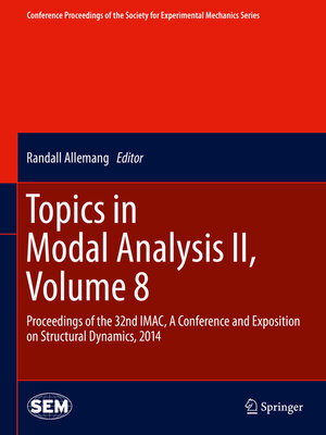 cover image of Topics in Modal Analysis II, Volume 8